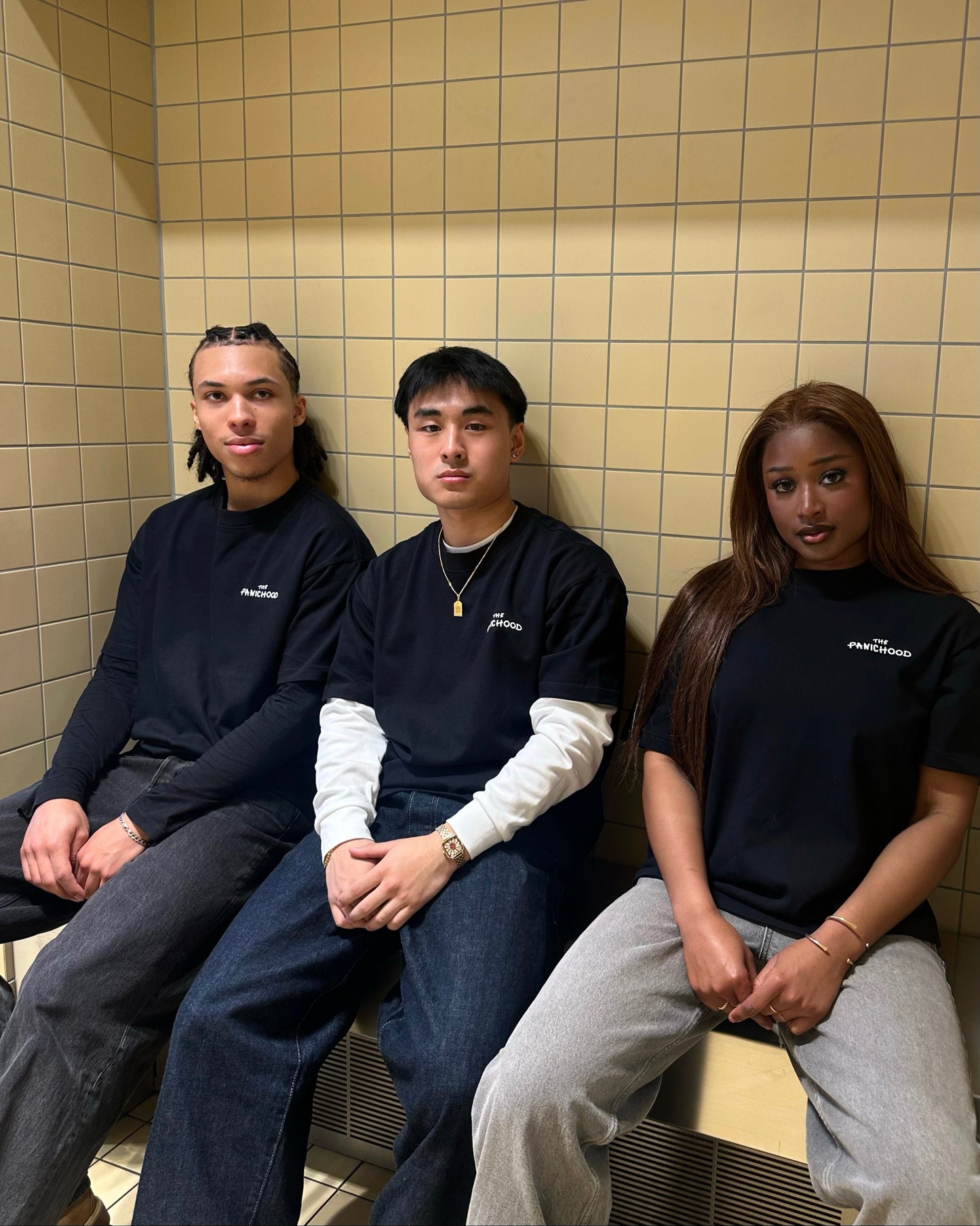 PANIC T-SHIRT - BLACK